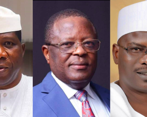 Akpabio Announces Bamidele, Umahi As Tenth Senate Principal Officers