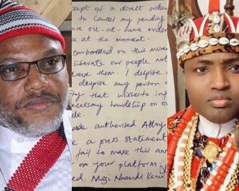 Mazi Nnamdi Kanu's Letter