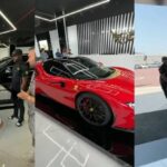 Man buying four luxury cars