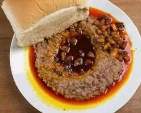 Ewa Agoyin and Agege Bread