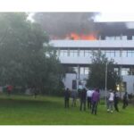 Supreme Court Annex On Fire