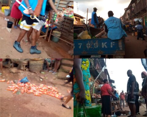 Nsukka Traders Lament As Taskforce Seize, Vandalize Goods