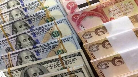 The exchange rate of the US dollar against the Iraqi dinar witnessed a significant surge in the markets of Baghdad and Erbil.
