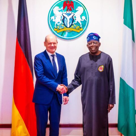German Chancellor, Olaf Scholz Visits Tinubu At Aso Villa For Bilateral Ties
