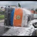 Petrol Tanker Fire Explosion Averted In Surulere Lagos