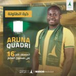 Former Commonwealth Games Bronze Medallist, Quadri Joins Saudi Arabian Club 
