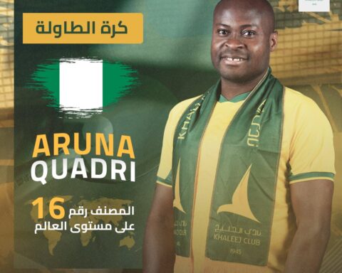 Former Commonwealth Games Bronze Medallist, Quadri Joins Saudi Arabian Club 