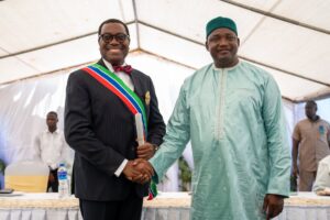 AfDB's Adesina Receives Highest Gambian Honor, Pledges Continued Support