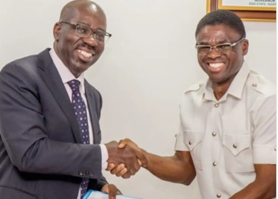 Gov Obaseki Appoints 186 Aides After Reconciling With Philip Shaibu (PHOTOS)