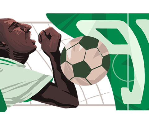 Google Doodle Celebrates Rashidi Yekini's 60th Birthday