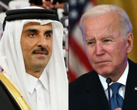 Qatar's Emir, President Biden Discuss Israel-Hamas