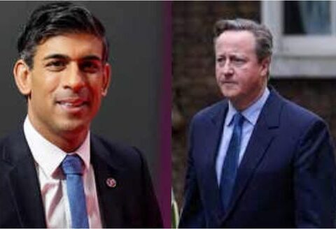 PM Sunak Returns Cameron Who Tagged Nigerians ‘Fantastically Corrupt’ To UK Govt