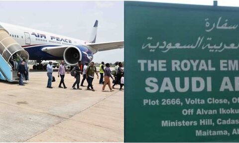Deported Nigerians On Air Peace Wanted Visas Not Applicable To Them - Saudi Embassy Finally Reacts