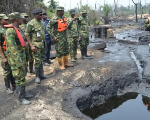 Nigerian Military Seizes Over 500,000 Litres Of Stolen Crude Oil In One Week