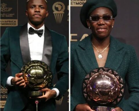 Tinubu Praises Osimhen, Oshoala, Nnadozie For CAF 2023 Awards Triumph