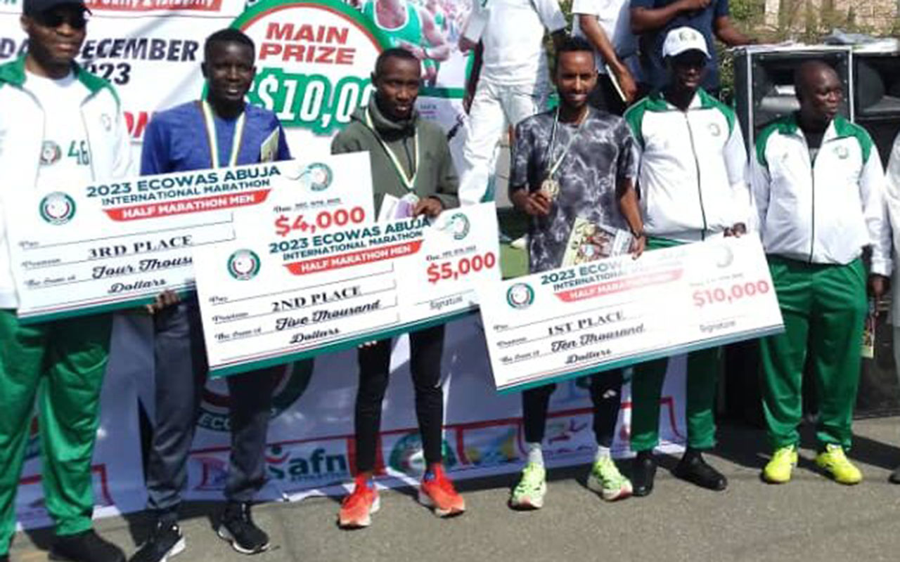 Ethiopian Stars Clinch ECOWAS Abuja Marathon Top Prizes 