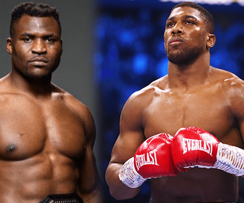 Anthony Joshua and Francis Ngannou