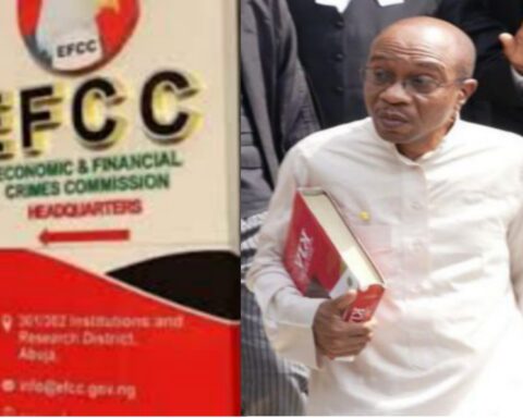 EFCC Vows To Appeal N100m Damages Awarded In Favour Of Emefiele