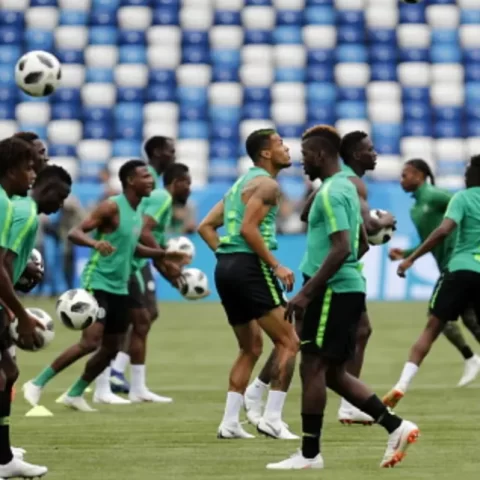 super eagles training