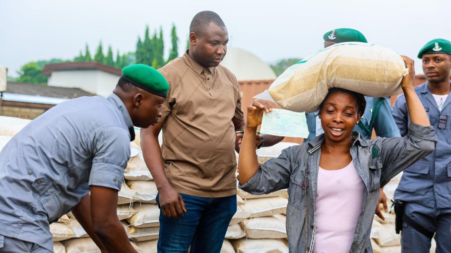 Customs Suspend Cheap Rice Sale As People over Stampede In Lagos