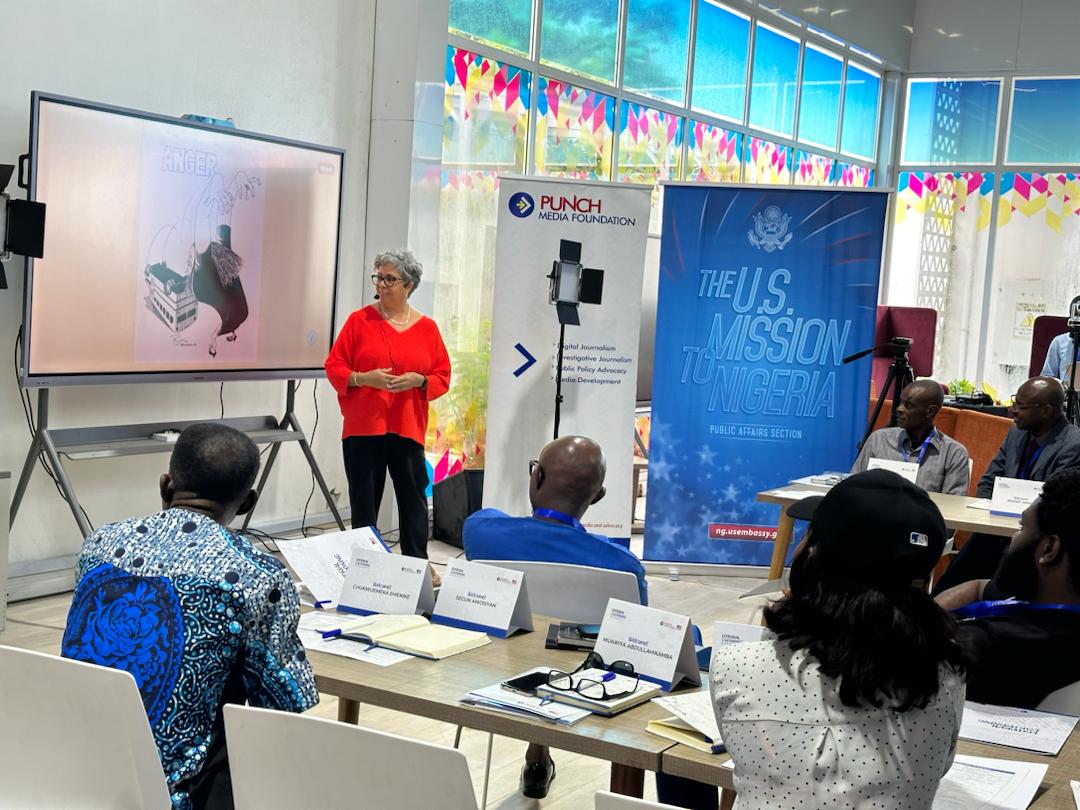 Renowned American Cartoonist Visits Nigeria, Highlights Role of Editorial Cartooning in a Democracy