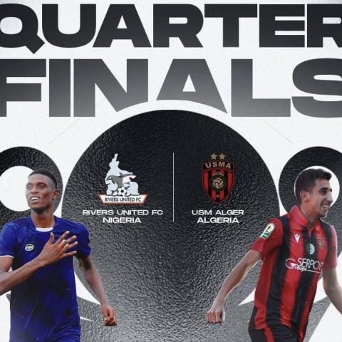 CAF Confed Cup: Rivers United Gets Tough Draw, To Face USM Algiers 