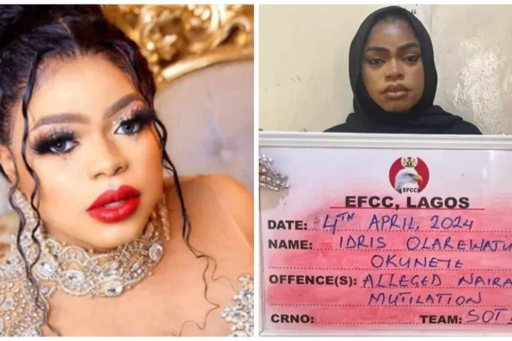 Bobrisky Sentenced To Six Months For Naira Abuse