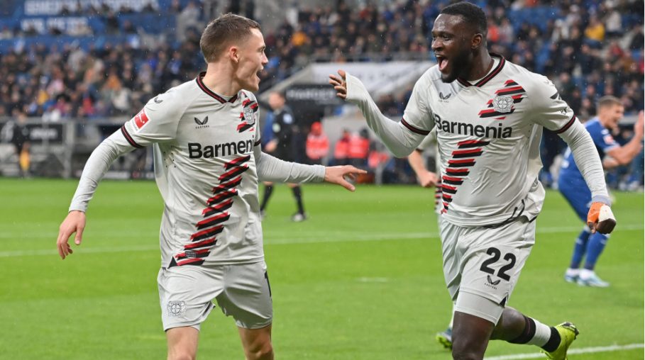 Boniface celebrate with Wirtz