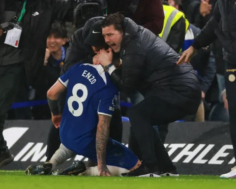 Poch and Enzo celebrate