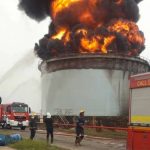 Just In: Fire Outbreak At NNPC Terminal In Lagos