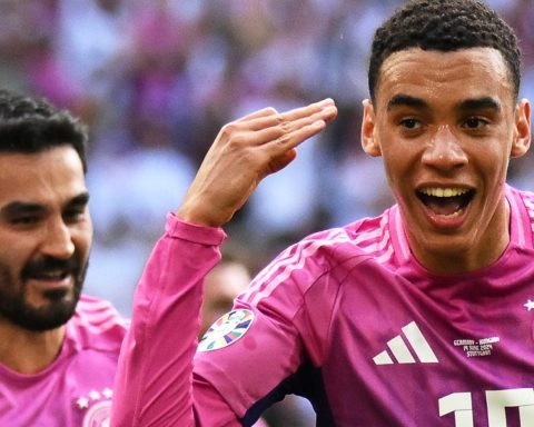 Jamal Musiala put Germany ahead with his second goal of the tournament