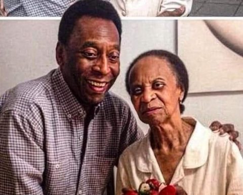 Late King Pele and his mother Celeste who passed on Friday in Brazil