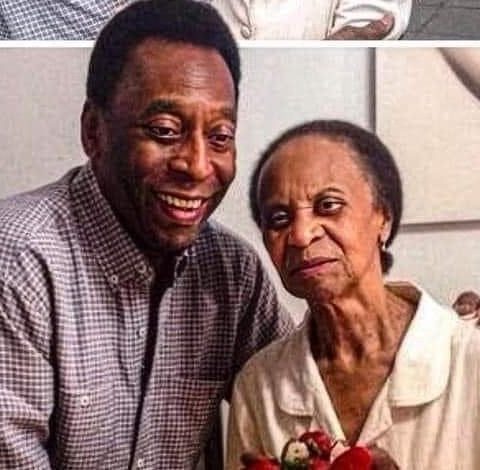 Late King Pele and his mother Celeste who passed on Friday in Brazil