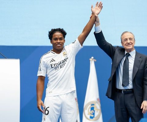 Endrick unveiled by Real Madrid