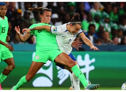 Plumptre locked in battle against England player at the last women world cup