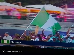 Team Nigeria boat in paris