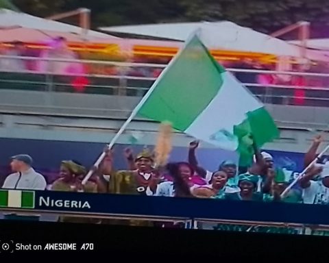 Team Nigeria boat in paris