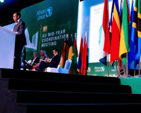 African Development Bank’s Akinwumi Adesina briefs African leaders on Bank’s progress in mobilizing financial resources for the continent