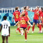 falcons against Spain