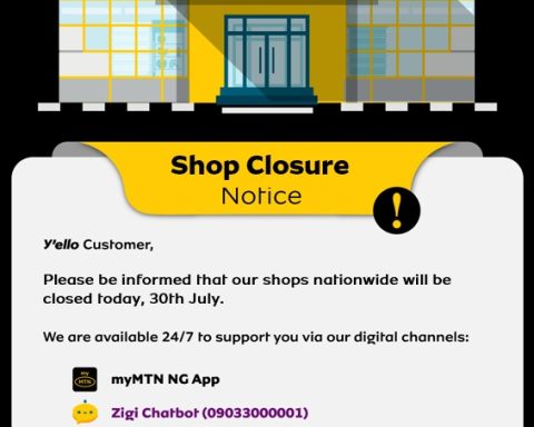 mtn closes offices nationwide