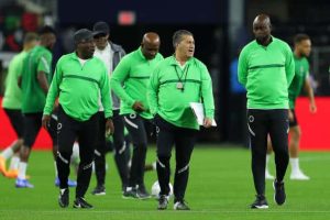 super eagles coach Jose Peseiro and his technical team
