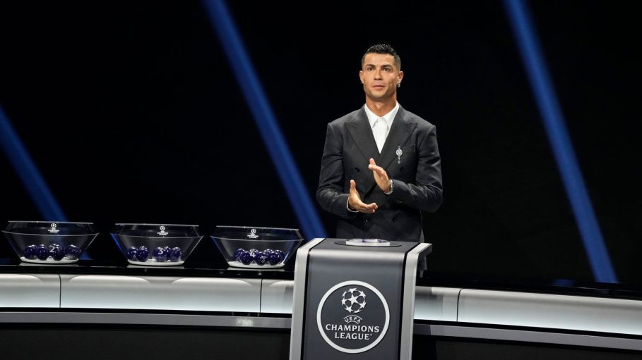 Award Winning Cristiano Ronaldo participated in the draw Thursday