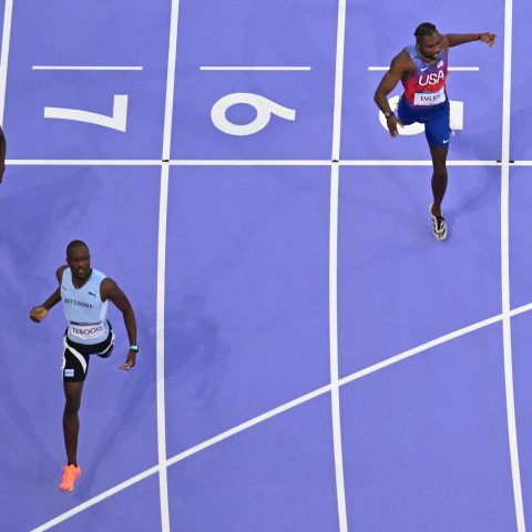 Botswana's Letsile Tebogo in a world of his own