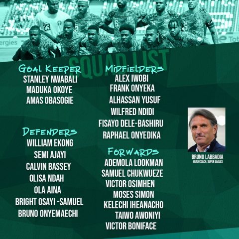 Nff Names for Benin Clash