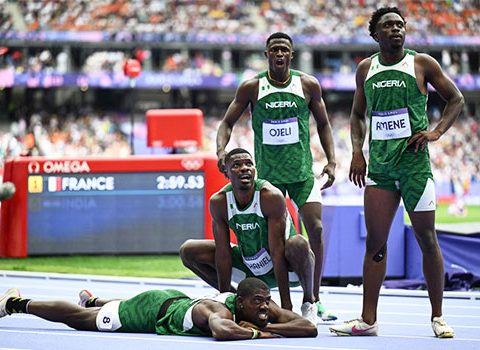 Nigeria's x m relay team