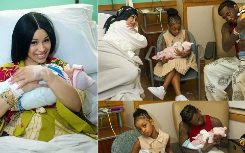 Cardi B Offset and family