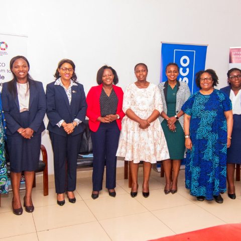 Coss section of Women in Tech the who attended the th Annual UNESCO Africa Engineering Week in Nairobi Kenya