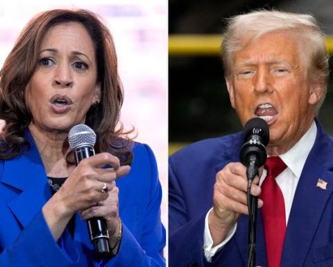 Kamala Harris and Donald Trump