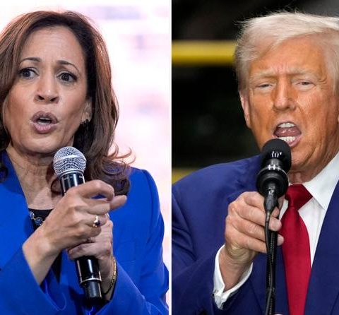 Kamala Harris and Donald Trump