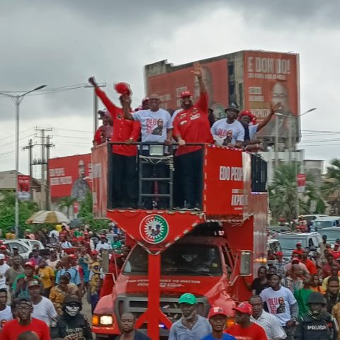 Peter Obi shuts down edo state